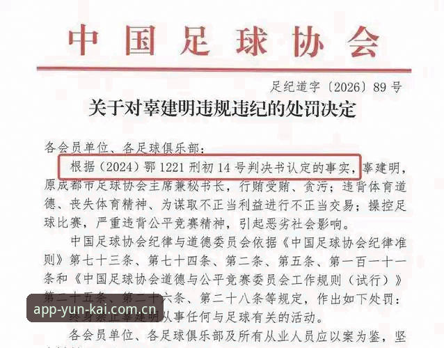 足协终身禁足vs5年禁赛：65人名单背后中国足球的问责风暴